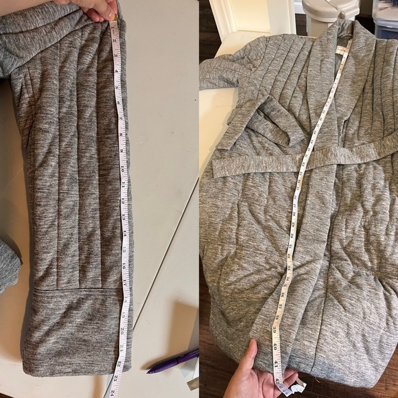 Club Monaco Quilted Blanket Coat - Grey - Picture 7 of 16